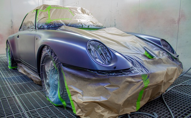 Porsche Lackinstandsetzung im GT Service Studio in Eichenau bei München